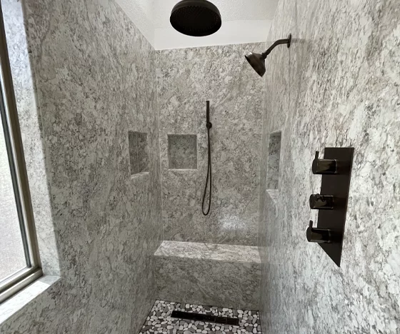 Luxury Walk In Shower Remodel